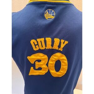 Stephen Curry Golden State Warriors Jersey Stitched Blue Sports Sz 2XL Fits S M